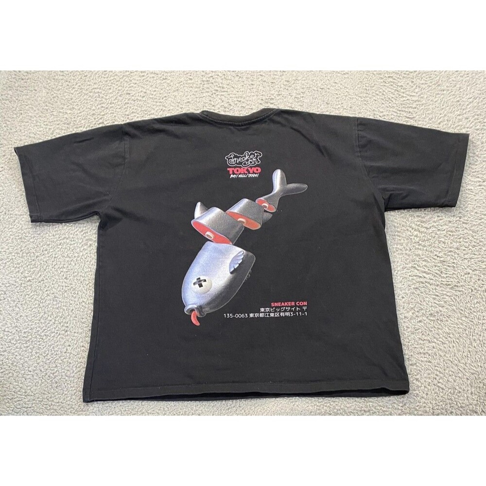 Sneaker Con Shirt Mens XL Black Tokyo Buy Sell Trade Graphic Streetwear Tee
